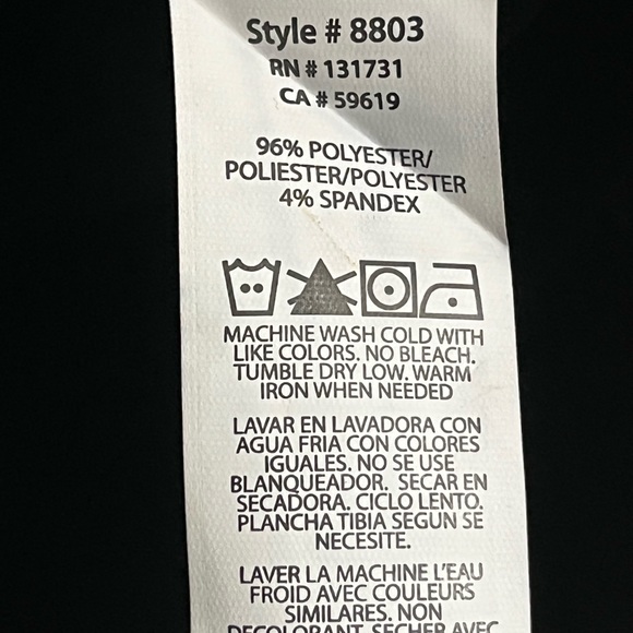 Smart By Maevn Women’s 3 Pockets Scrub Full Zipper Top Nurse XL, NWT - Picture 13 of 15